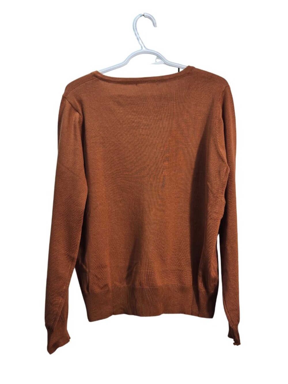 NWT Grace Karin Brown Button Up Cardigan Sweater XL - Picture 4 of 7